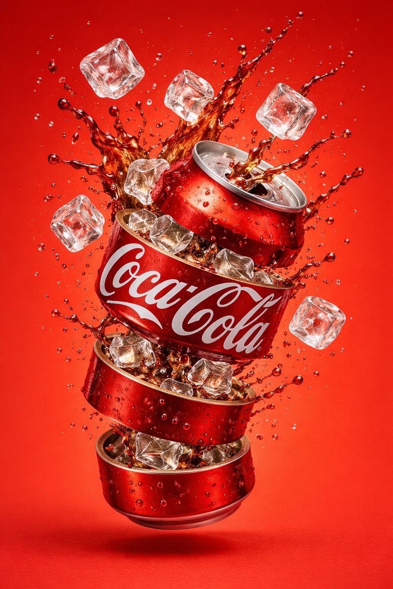 Food & Drink: Structured "resolution": "8K", "style": "hyper-realistic commercial product ph...